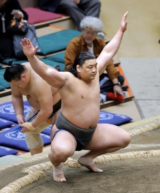 　和歌ノ富士＝２３日、両国国技館