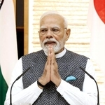 　インドのモディ首相＝昨年８月