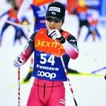 　男子１０キロフリーで２７位の広瀬崚＝イタリア・テーゼロ（共同）