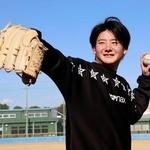 　練習を公開した巨人のドラフト１位新人の竹丸＝埼玉県狭山市