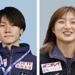 　森重航（左）、坂本花織