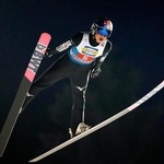 　小林陵侑の飛躍＝ビショフスホーフェン（共同）