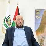 　インタビューに応じるハマス幹部ムハンマド・ナザール氏＝７日、カタール・ドーハ（共同）