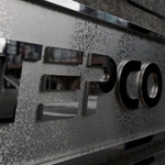 　東京電力ホールディングス本社の看板