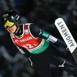 　Ｗ杯ジャンプ男子団体第１戦　小林潤志郎の１回目の飛躍＝ザコパネ（共同）