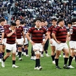 　明大に敗れた早大フィフティーン＝ＭＵＦＧ国立