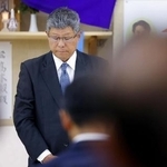 　２０２４年の衆院選で落選が決まった高木毅氏＝福井県敦賀市