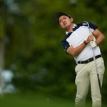 　トップと４打差の１７位につけた金谷拓実＝１５日（ＡＰ＝共同）