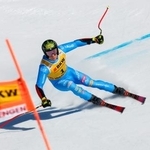 　アルペンスキーＷ杯の男子スーパー大回転に出場したジョバンニ・フランツォニ＝１６日、ウェンゲン（ゲッティ＝共同）