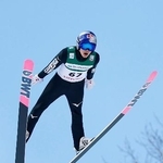 　小林陵侑の飛躍＝大倉山