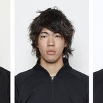 　左から小林陵侑、二階堂蓮、中村直幹　