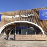 　ダボス会議の会場＝１９日、スイス東部ダボス（共同）