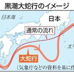　黒潮大蛇行のイメージ