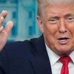 　トランプ米大統領＝２０日、ワシントンのホワイトハウス（ＡＰ＝共同）