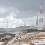 　新潟県の東京電力柏崎刈羽原発＝２１日午前