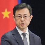 　中国外務省の郭嘉昆副報道局長＝２０日、北京