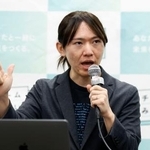 　記者会見で衆院選の公約を説明するチームみらいの安野党首＝２２日午前、東京都港区