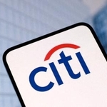 　米シティグループ傘下のシティバンクのロゴ（ロイター＝共同）