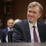 　米国のコルビー国防次官＝昨年３月（ゲッティ＝共同）