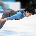 　男子フリー　演技する三浦佳生＝北京（共同）