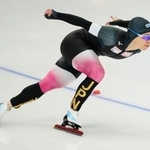 　スピードスケートＷ杯最終戦、女子５００ｍで１１位に入った山田梨央＝２５日、インツェル（ＡＰ＝共同）