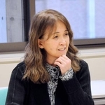 　取材に応じる岩手県立大の福島裕子教授＝７日、岩手県滝沢市