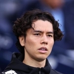 　リーズの田中碧＝２０２５年１１月（ゲッティ＝共同）