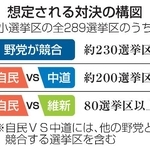 　想定される対決の構図
