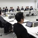 　再審制度の見直しを議論する法制審議会部会の第１７回会合＝２８日午前、法務省