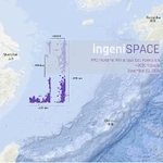 　昨年１２月２５日に中国漁船約２千隻が集結したことを示す画像（ｉｎｇｅｎｉＳＰＡＣＥ提供・共同）