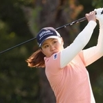 　第２ラウンド、通算７アンダーで３位の畑岡奈紗＝レークノナ・クラブ（共同）