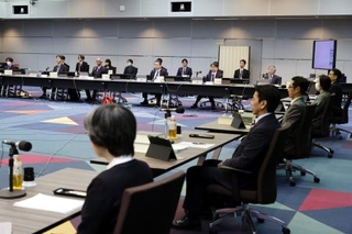 　再審制度の見直しを議論する法制審議会部会の第１８回会合＝２日午後、法務省