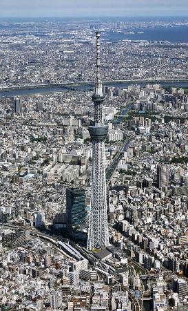 　東京スカイツリー＝２０２５年７月