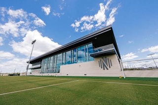 　サッカーＷ杯北中米３カ国大会の期間中、日本代表の拠点となる米テネシー州ナッシュビルの練習施設（ナッシュビルＳＣ提供）