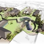 　近鉄・都ホテルズと東大寺が建設すると発表した宿泊施設のイメージ図