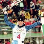 　デボラ・コンパニョーニ＝１９９８年２月、志賀高原東館山