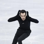 　公式練習で調整するスペインのトマスリョレンク・グアリノサバテ＝ミラノ（共同）