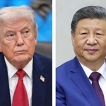 　トランプ米大統領（ＡＰ＝共同）、中国の習近平国家主席（タス＝共同）