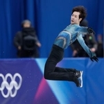 　団体男子ＳＰ　演技する金博洋＝ミラノ（共同）