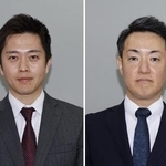 　吉村洋文氏（左）と横山英幸氏