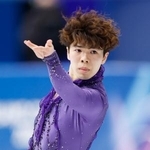 　男子ＳＰ　演技する佐藤駿＝ミラノ（共同）