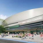 　建て替え後の秩父宮ラグビー場の外観イメージ（秩父宮ラグビー場株式会社提供）