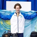 　優勝を決め、喜ぶミハイル・シャイドロフ＝ミラノ（共同）