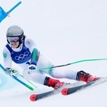 　男子大回転　ルカス・ピニェイロブローテンの１回目＝ボルミオ（共同）