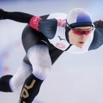 　女子５００メートル　滑走する山田梨央＝ミラノ（共同）