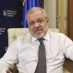 　ウクライナのハルシチェンコ・エネルギー相（当時）＝２０２４年５月、キーウ