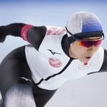 　女子５００メートル　滑走する高木美帆。銅メダルを獲得した＝１５日、ミラノ（共同）