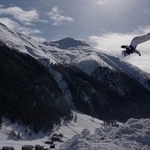 　フリースタイルスキーの女子エアリアル、予選の五十嵐瑠奈＝１８日、リビーニョ（ＡＰ＝共同）