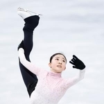 　公式練習で調整する千葉百音＝ミラノ（共同）