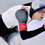 　男子１５００メートル　滑走する野々村太陽。１８位だった＝ミラノ（共同）